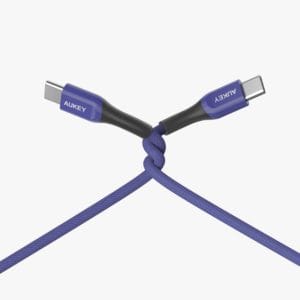 AUKEY CB-AKC4 BU USB C To USB C 60W PD Quick Charge Kevlar Cable - 2M - Blue