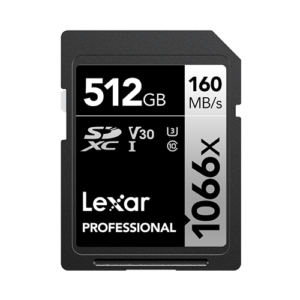 LEXAR 512GB 1066x SDXC UHS-I Cards