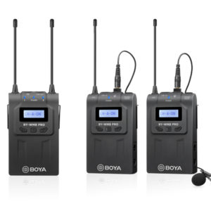 BOYA UHF Dual-Channel Wireless Microphone System