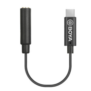 BOYA 3.5mm TRS (Female) to Type-C (Male) Audio Adapter