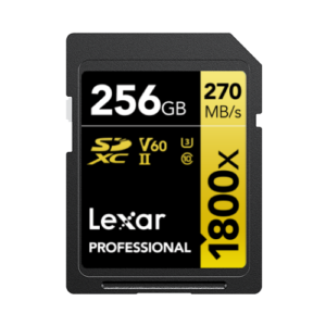 LEXAR 256GB 1800x SDXC UHS-II Cards