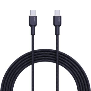 AUKEY 1m Nylon Braided USB-C to USB-C Cable