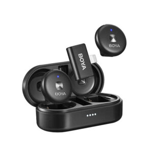 BOYA Omic-D Smallest 2.4Ghz Wireless Micorphone with Lightning connector for iOs device( 2TX+1RX)